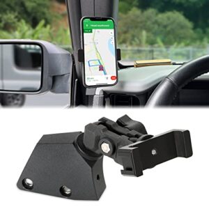 maiker off road phone holder mount mounts on dashboard for ford bronco 2021 2022 2023 custom adjustable stabilizer bronco cell phone holder