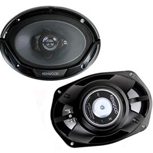 Kenwood KFC-1665S + KFC-6965S 6.5" 300W 2-Way Plus (2) 6x9 400W 3-Way Car Speakers