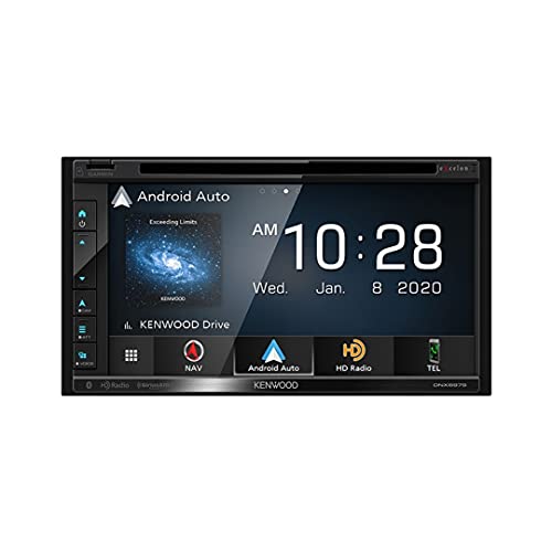 Kenwood DNX697S 6.8" CD/DVD Garmin Navigation Touchscreen Receiver w/ Apple CarPlay and Android Auto