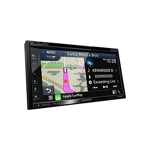 Kenwood DNX697S 6.8" CD/DVD Garmin Navigation Touchscreen Receiver w/ Apple CarPlay and Android Auto