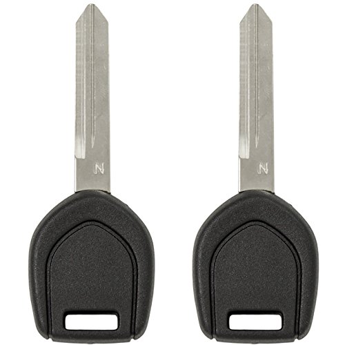 Keyless2Go Replacement for New Uncut Transponder Ignition Car Key MIT13-PT (2 Pack)