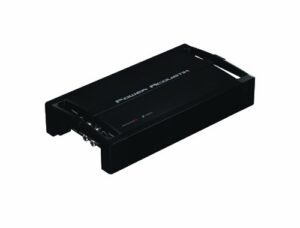 power acoustik rz4-1200d 1200w class d 4 channel amplifier, black