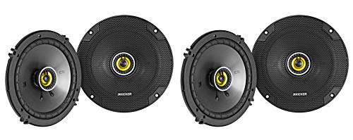 (4) KICKER 46CSC654 CSC65 6.5" 6-1/2" 300w 4-Ohm Car Audio Coaxial Speakers