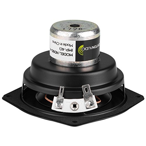 Dayton Audio ND90-4 3-1/2" Aluminum Cone Full-Range Neo Driver 4 Ohm