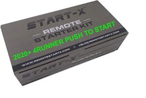 start-x remote starter kit for 2020-2023 4runner push to start || 3x lock to remote start || zero wire splicing!