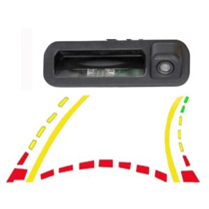 canying car handle backup camera reverse camera dynamic car rear view camera for ford focus 2012 2013 2014 for focus 2 focus 3 with moving guide parking line