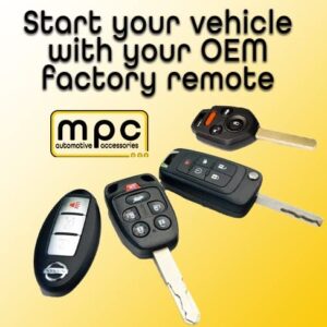 MPC Remote Starter Kit for 2018-2023 Jeep Wrangler & 2018-2023 Gladiator || 100% Plug N Play || Press OEM Key Fob 3X Lock to Remote Start || All Trims || USA Tech Support