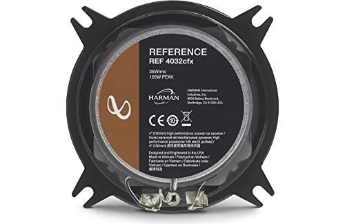 Infinity Reference REF-4032CFX 4" 2-Way Car Speakers - Pair