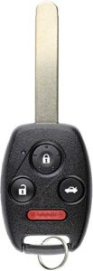 keylessoption keyless entry remote fob uncut ignition car key for 2006-2011 honda civic ex si n5f-s0084a