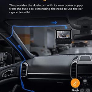 iZEEKER 11.5ft Type-C USB Hardwire Kit Fuse for Dash Cam, Widely Compatible with 11.5V-40V Car Dashcam Charger Pord