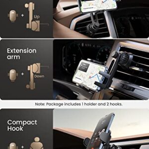 LISEN Phone Mount for Car, Universal Car Phone Holder Mount Brown Holder