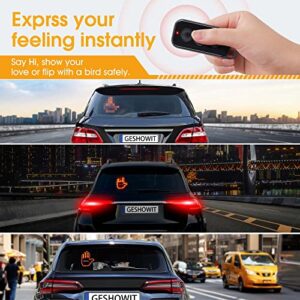 Car Accessories for Men, Fun Car Finger Light with Remote - Give The Love & Bird & Wave to Drivers - Ideal Gifted Car Accessories, Truck Accessories, Car Gadgets & Road Rage Signs for Men and Women