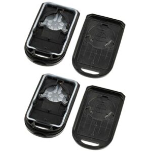 Key Fob Keyless Entry Remote Shell Case & Pad fits Honda Odyssey 2005 2006 2007 2008 2009 2010, Set of 2