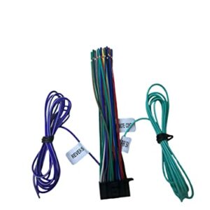 IMC Audio Aftermarket Install Wire Harness Power Plug Radio Replace Compatible with Select Kenwood Stereos Models DDX5706S DDX6703S DDX6706S DDX6903S DDX6906S DDX9703S Plugs into Back of Stereos