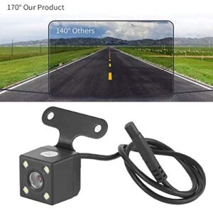 Rear View Camera, 1280x720 Pixels Backup Camera Universal Clear Images Weatherproof, 5Pin 80‑90 Degree Wide Angle Car Reverse Car Rear Backup Camera, Reverse System for Car