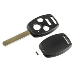 key fob keyless entry remote shell case & pad fits honda 2003-2007 accord / 2005-2006 cr-v