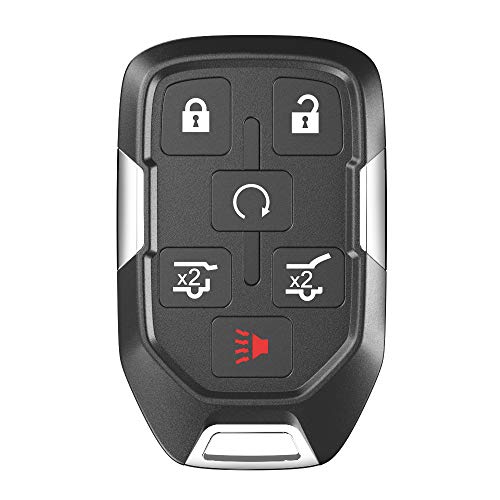 VOFONO Self-Programmable Key Fob Compatible with 2015 2016 2017 2018 2019 2020 Chevy Suburban Tahoe GMC Yukon, Chip Included (HYQ1AA, 13580802)