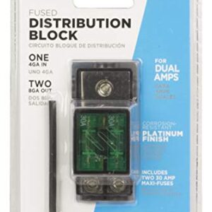 SCOSCHE PDM482A Maxi Fuse Distribution Block with Single 4 Gauge Input and Dual 8 Gauge Output