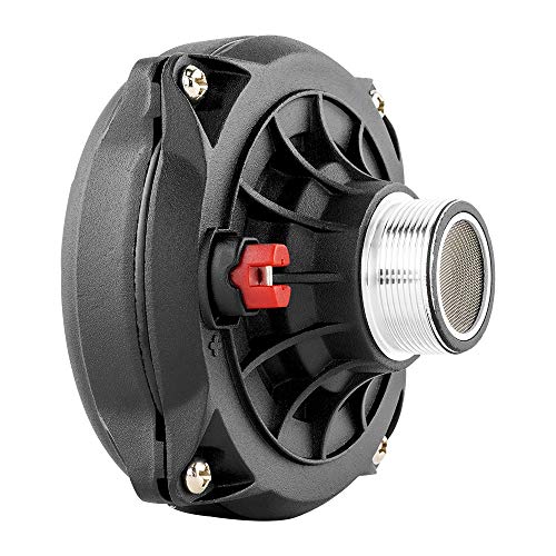 DS18 PRO-DR250TI 2” VC Tweeter Compression Driver - 300W Max, 200W RMS, 8 Ohms, Titanium Diaphragm, Aluminum Body, Set of 1