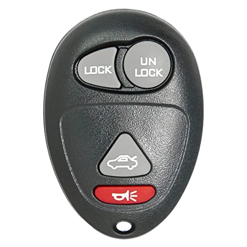 Keyless2Go Replacement for Keyless Entry Car Key Fob Vehicles That Use 4 Button L2C0007T 10335582-88 Remote, Self-programming