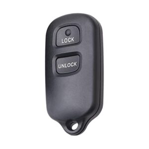 dunsihui hyq12bbx car key fob keyless control entry remote hyq12ban 2 button vehicles replacement compatible with fj cruiser echo rav4 tundra 89742-0c020 89742-20200