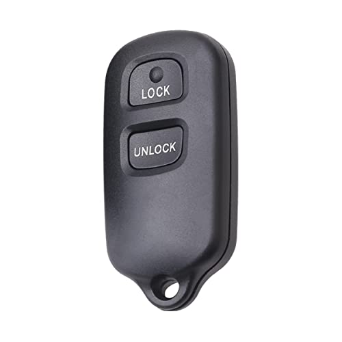 DUNSIHUI HYQ12BBX Car Key Fob Keyless Control Entry Remote HYQ12BAN 2 Button Vehicles Replacement Compatible with FJ Cruiser Echo Rav4 Tundra 89742-0C020 89742-20200