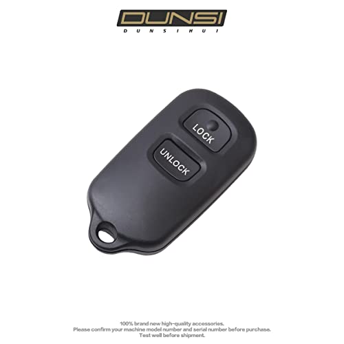 DUNSIHUI HYQ12BBX Car Key Fob Keyless Control Entry Remote HYQ12BAN 2 Button Vehicles Replacement Compatible with FJ Cruiser Echo Rav4 Tundra 89742-0C020 89742-20200