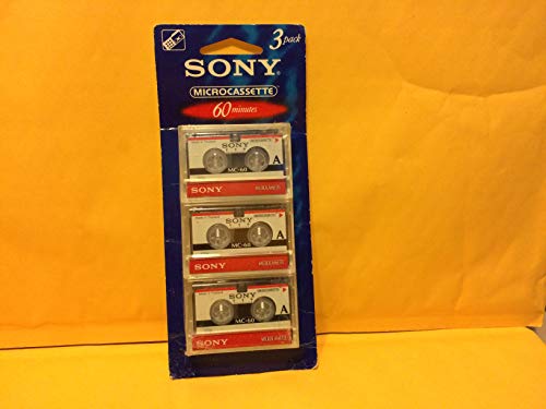 Sony 3MC-60B Microcassette - 3 Pack