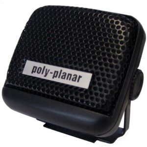 Poly-Planar External Speaker, 2.75" Bracket, Black
