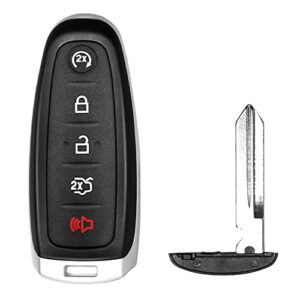 vofono car key fob keyless entry smart remote fits for ford explorer edge 2011-2015 flex taurus 2013-2019 expedition focus lincoln mks mkt mkx navigator p/n: m3n5wy8609
