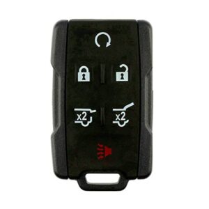 1x new replacement keyless key fob remote control compatible with & fits for chevy gmc gm 13577766