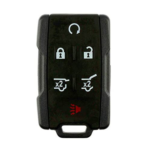 1x New Replacement Keyless Key Fob Remote Control Compatible With & Fits For Chevy GMC GM 13577766