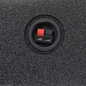 Q-Power Single 10-Inch Universal Downfire/Behind Seat Sub Box | QBSHALLOW10 DF