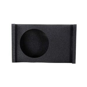 Q-Power Single 10-Inch Universal Downfire/Behind Seat Sub Box | QBSHALLOW10 DF