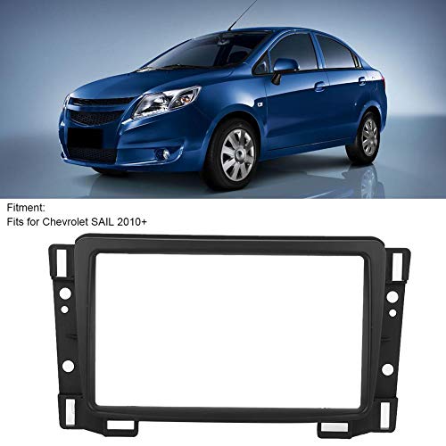 Double DIN Installation Car Stereo Radio Mounting Frame Dash Kit 7in DVD Navigation Fascia CD Player Panel Cover Fits for SAIL 2010+