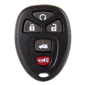 eccpp 1x replacement uncut keyless entry remote control car key fob (shell case) for chevy malibu/cobalt for buick lacrosse/for pontiac g5 g6 grand prix kobgt04a