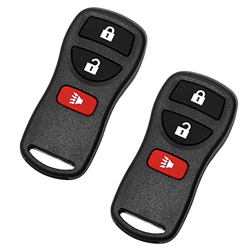 VOFONO Keyless Entry Remote Car Key Fob Car Fits for Nissan Frontier / Armada / Murano / Pathfinder / Titan / Versa / Xterra / Quest , Infiniti QX4 / FX35 / FX45 FCC ID: KBRASTU15, CWTWB1U733 (2 Pack)