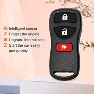 VOFONO Keyless Entry Remote Car Key Fob Car Fits for Nissan Frontier / Armada / Murano / Pathfinder / Titan / Versa / Xterra / Quest , Infiniti QX4 / FX35 / FX45 FCC ID: KBRASTU15, CWTWB1U733 (2 Pack)