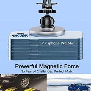 KOWUSU 15W Compatible for MagSafe Car Mount Charger, Magnetic Wireless Car Charger, Fast Charging Auto-Alignment Air Vent Phone Holder for iPhone 14/13/12/Pro/Max/Mini/MagSafe Case