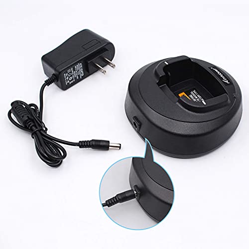 Rapid Charger Compatible for Motorola CP185 CP100D CP476 CP477 CP1300 CP1600 CP1660 EP350 P140 P145 P160 Radio PMNN4476A PMNN4081AR PMNN4080 PMLN5398 PMLN5228A