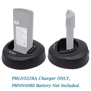 Rapid Charger Compatible for Motorola CP185 CP100D CP476 CP477 CP1300 CP1600 CP1660 EP350 P140 P145 P160 Radio PMNN4476A PMNN4081AR PMNN4080 PMLN5398 PMLN5228A