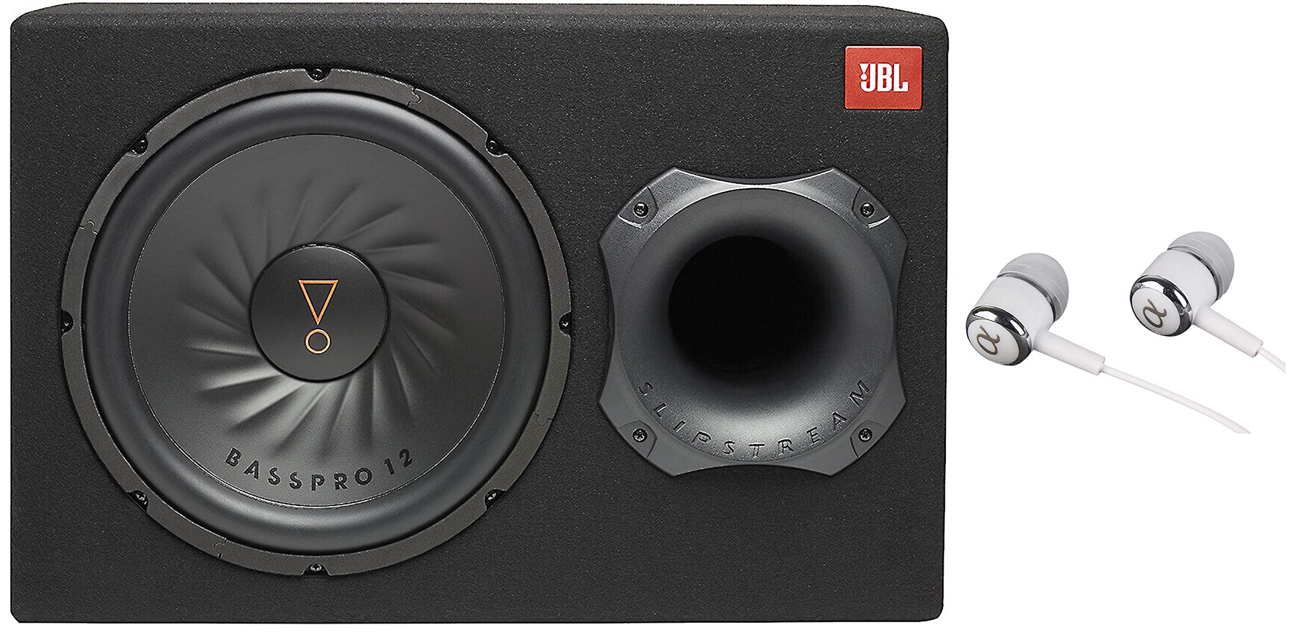 JBL GT-BassPro12 12-Inch (300mm) Car Audio Powered Subwoofer System, black