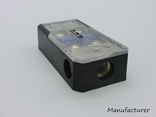 KCT factory in-LINE Mini ANL Fuse Holder 2x2/4GA-3x2/4GA with Fuse Distribution Block Stereo/Audio/CAR