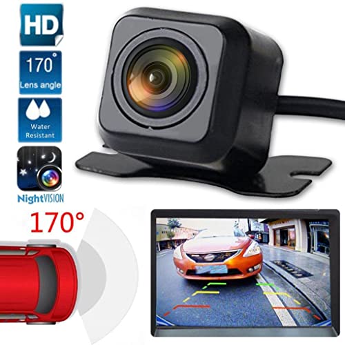 Wekttznol HD Night Visions Waterproof Vehicle Backup Camera, Car Rear View Camera 170° Wide Angle Reversing Parking Camera