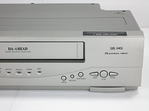 Emerson EWV404 4-Head Video Cassette Recorder with On-Screen Programming Display