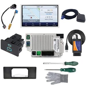 zaord 2022 sync 2 to sync 3 upgrade kit compatible with ford f-150 & lincoln,sync3.4 myford touch/support carplay,8 inch screen,usb-c hub,apim module,shipped from the u.s