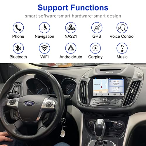 ZAORD 2022 Sync 2 to Sync 3 Upgrade Kit Compatible with Ford F-150 & Lincoln,SYNC3.4 MyFord Touch/Support Carplay,8 Inch Screen,USB-C hub,APIM Module,Shipped from The U.S