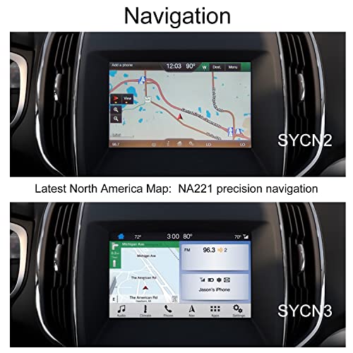 ZAORD 2022 Sync 2 to Sync 3 Upgrade Kit Compatible with Ford F-150 & Lincoln,SYNC3.4 MyFord Touch/Support Carplay,8 Inch Screen,USB-C hub,APIM Module,Shipped from The U.S