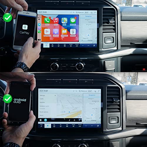 ZAORD 2022 Sync 2 to Sync 3 Upgrade Kit Compatible with Ford F-150 & Lincoln,SYNC3.4 MyFord Touch/Support Carplay,8 Inch Screen,USB-C hub,APIM Module,Shipped from The U.S