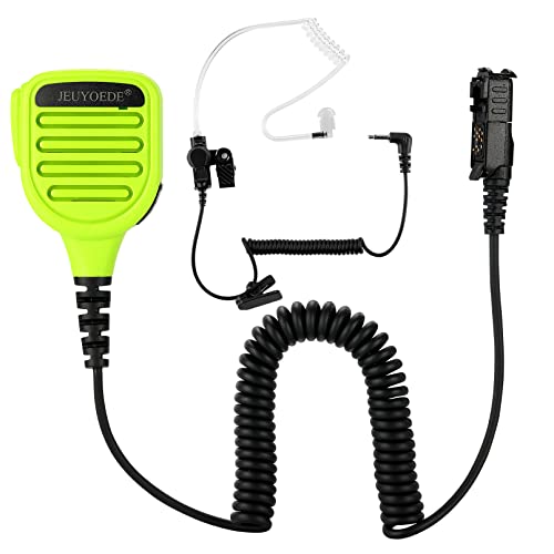 JEUYOEDE Waterproof Radio Mic Remote Handheld Walkie Talkie Microphone with 3.5mm Audio Jack Compatible with Motorola XPR3300 XPR3300e XPR3500 XPR3500e